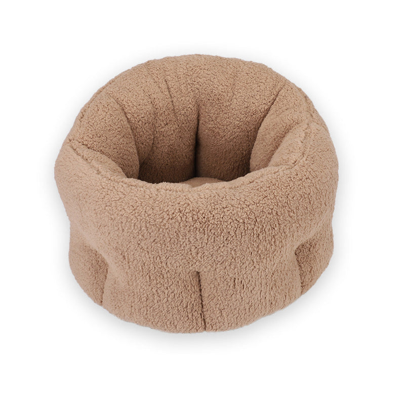 Pet Hush Cat House Plush Pet Bed - Soft Cotton Lint Cat & Small Pet Bed