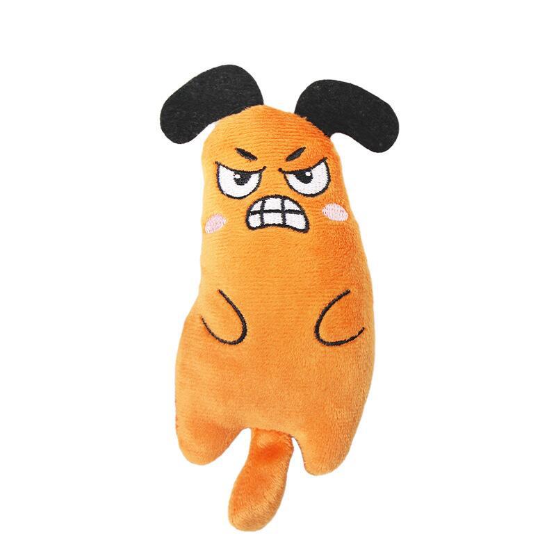 Pet Hush Embroidered Plush Mint Cat Toy – Soft Interactive Play Toy