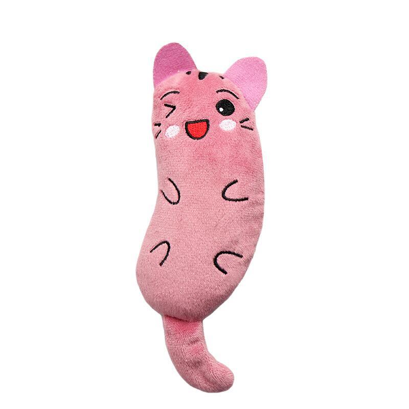 Pet Hush Mint Plush Cat Toy – Embroidered Soft Chew Toy for Cats
