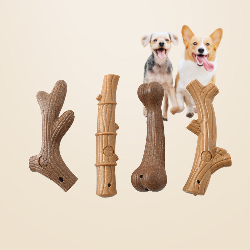 Pet Hush Dog Chew Toy for Small Dogs – Molar Teeth Cleaning & Training Toy