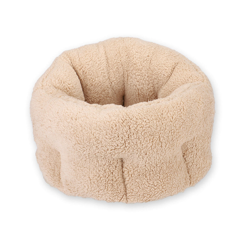 Pet Hush Enclosed Cat Bed - Soft Plush Cotton Lint House for Cats & Small Pets