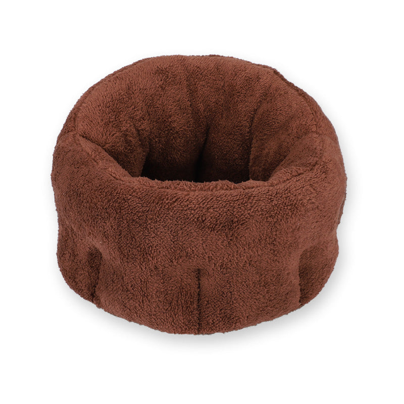 Pet Hush Soft Cat House Bed - Cozy Plush Cotton Lint Sleeping Bed for Small Pet